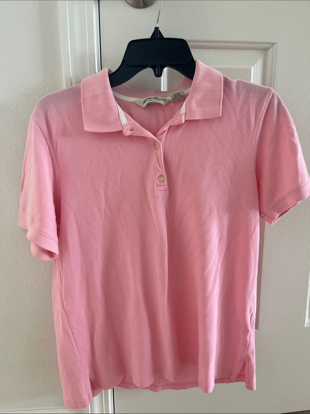 Eddie Bauer Pink Polo Shirt